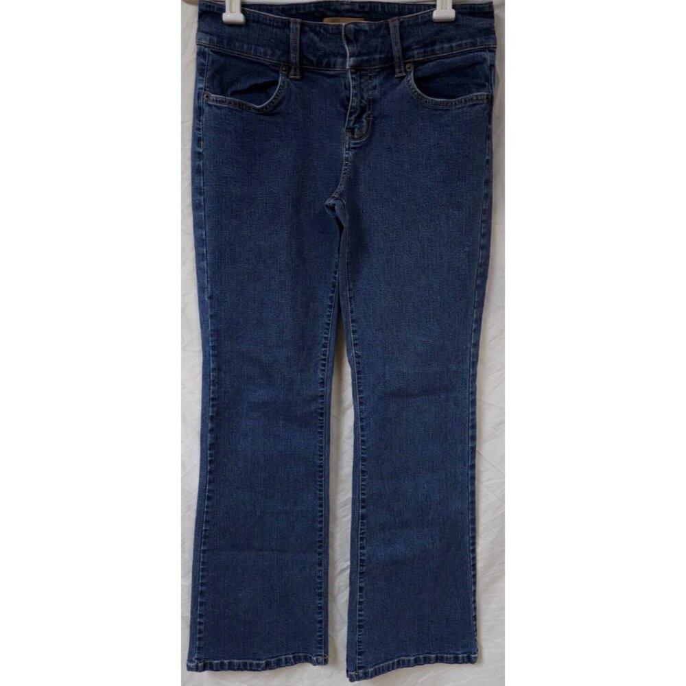 Tommy Hilfiger Jeans Junior Sz. 9 Stretch Mid Rise Flared Boot denim Jeans 30X32
